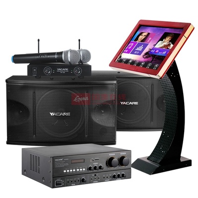 【雅橋Y1影院】雅橋(YACARE)Y1家庭ktv點(diǎn)歌音響套裝 KTV 點(diǎn)歌機(jī) 家庭KTV功放音響套裝(紅色 落地款)圖片展示-國(guó)美在線雅樂購(gòu)影音旗艦店